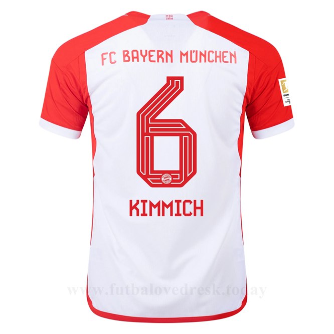 Lacné Futbalove Dresy Bayern Munich KIMMICH #6 Domáci Dres 2023-24