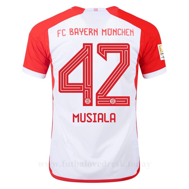 Lacné Futbalove Dresy Bayern Munich MUSIALA #42 Domáci Dres 2023-24
